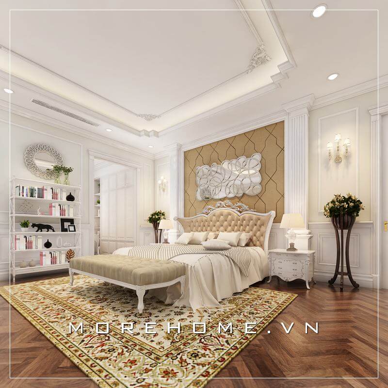 Giường ngủ biệt thự Giường ngủ biệt thự